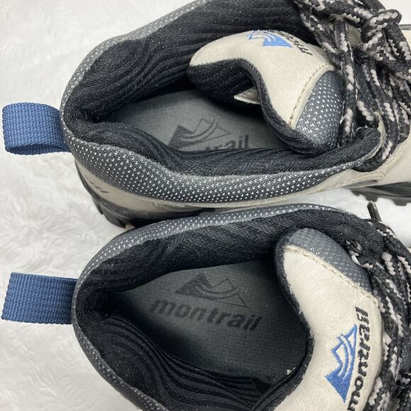 Montrail Hiking Boots EUC Terra-Flex Grey Nubuck & Mesh Lace-up Women’s US 7.5 - Picture 5 of 11